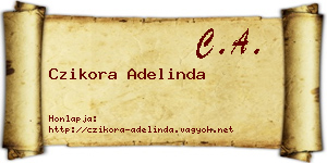 Czikora Adelinda névjegykártya